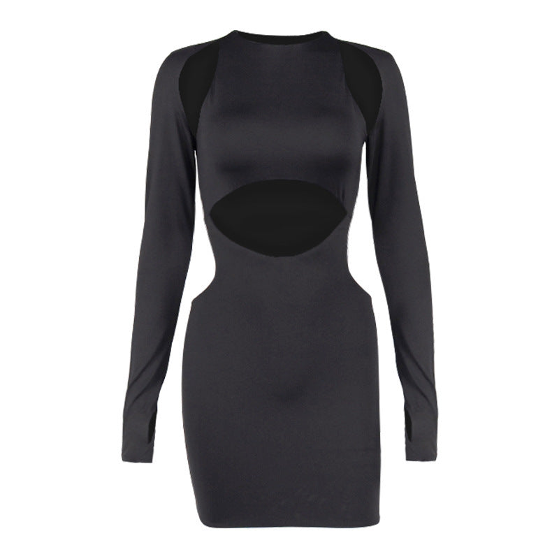 Fashionable Hollow-Out Waist Hip Skirt for Women