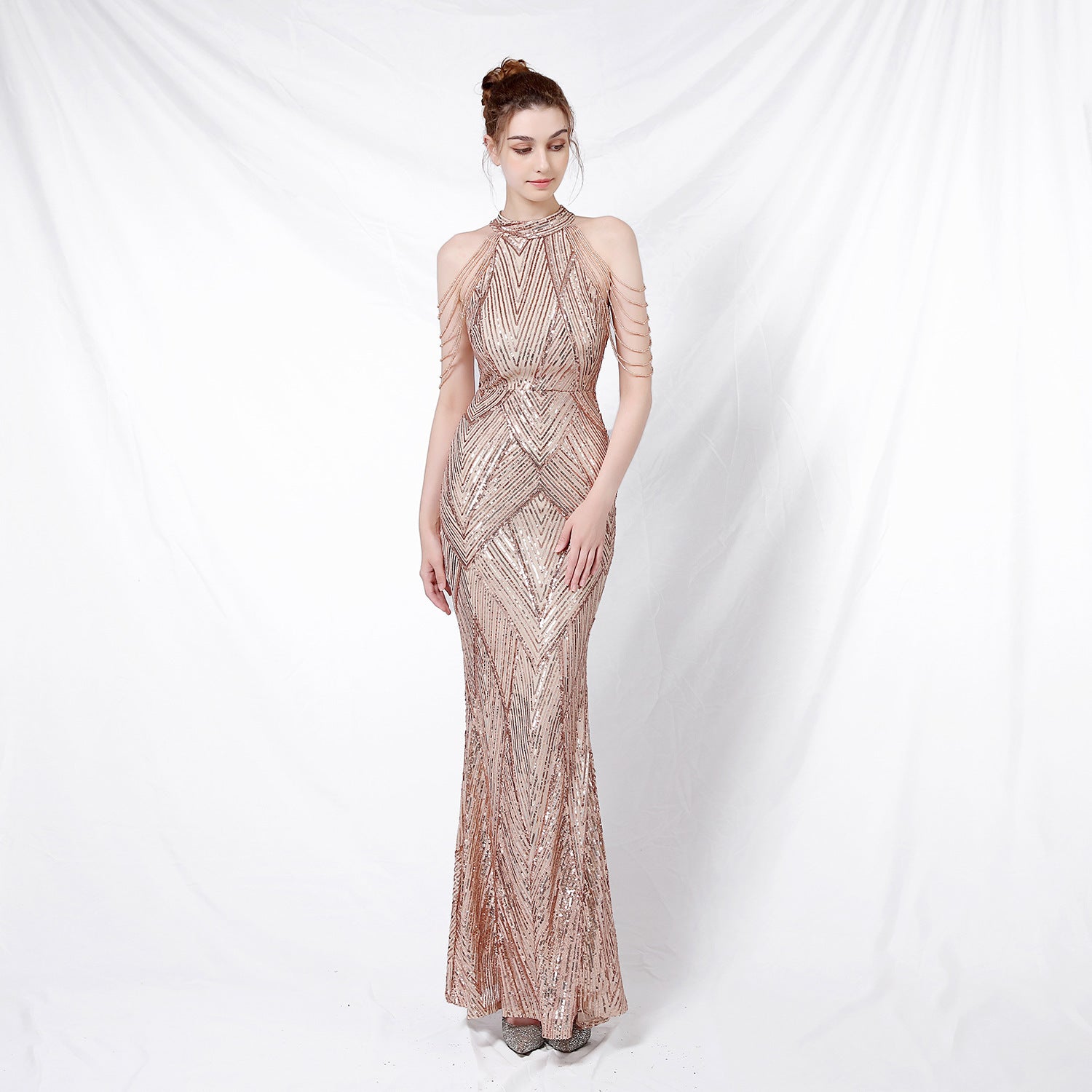 Backless Evening Dress