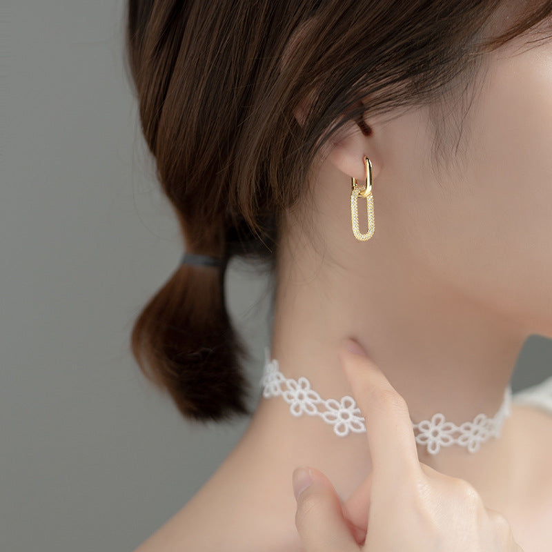 Geometric Diamond-studded