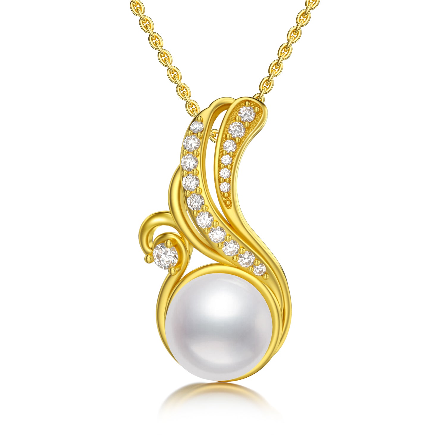 Ocean Wave Pearl Necklace