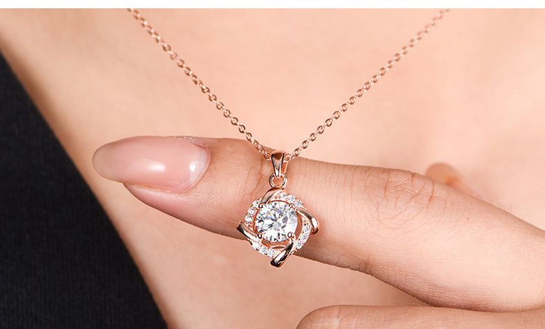 Diamond Windmill Pendant