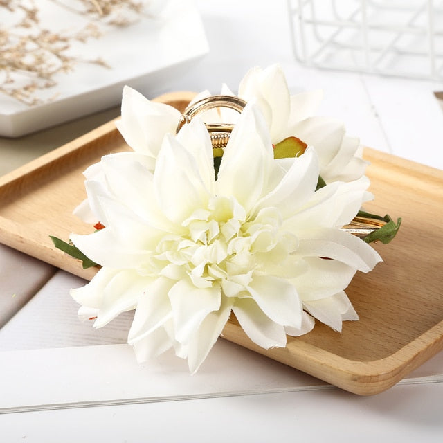 Fashion Cloth Art Rose Flower Hair Claw