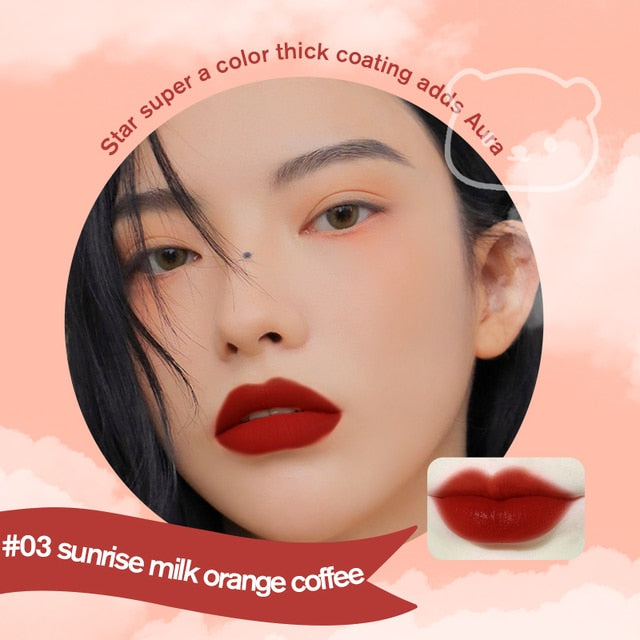 New Matte Velvet Lipstick 6 Colors
