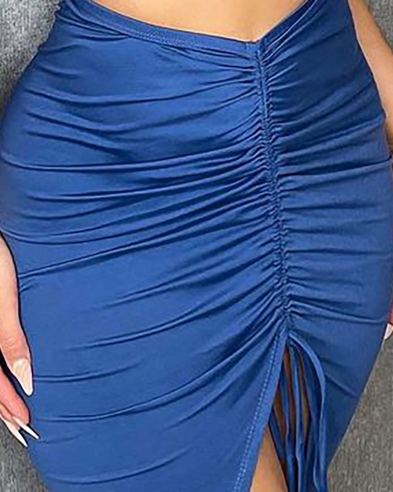 Two Piece Printed Skirt