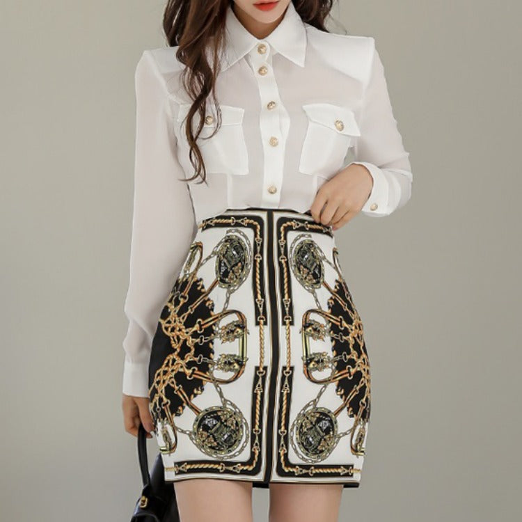 Temperament Slim Shirt