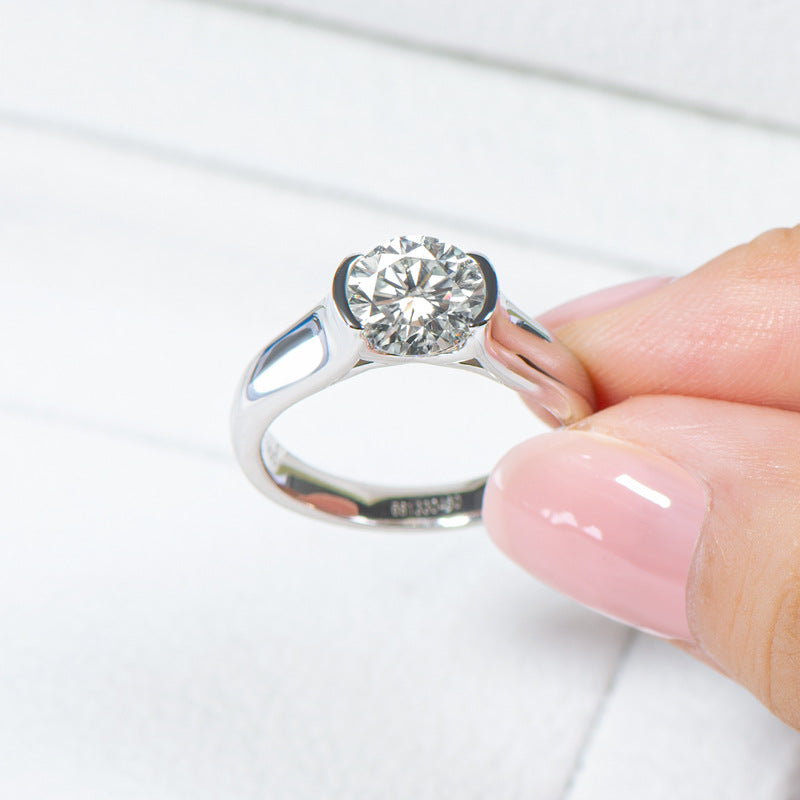 2 Carat Moissanite Ring